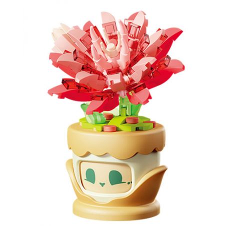 GEKKOSHA 804430 NGÔN NGỮ HOA TÌNH CẢM EPIPHYLLUM bộ đồ chơi xếp lắp ráp ghép mô hình Creator Sáng Tạo