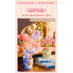 GEKKOSHA 804430 NGÔN NGỮ HOA TÌNH CẢM EPIPHYLLUM bộ đồ chơi xếp lắp ráp ghép mô hình Creator Sáng Tạo