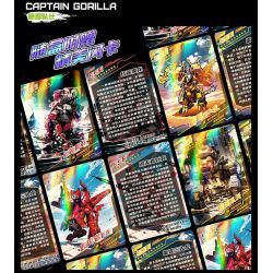 ZHEGAO 662027 Q KHỦNG LONG CƠ KHÍ DỄ THƯƠNG THUYỀN TRƯỞNG NỔ bộ đồ chơi xếp lắp ráp ghép mô hình MECHANICAL DINOSAUR 3 CAPTAIN GORILLA 628 khối