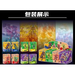 ZHEGAO 662027 Q KHỦNG LONG CƠ KHÍ DỄ THƯƠNG THUYỀN TRƯỞNG NỔ bộ đồ chơi xếp lắp ráp ghép mô hình MECHANICAL DINOSAUR 3 CAPTAIN GORILLA 628 khối