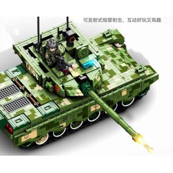 SEMBO 203164 ĐẤT NƯỚC MẠNH MẼ VÀ TINH THẦN ANH HÙNG LÍNH TRUNG QUỐC XE TĂNG CHIẾN ĐẤU CHỦ LỰC IRON TORRENT ZTZ-99A HẠNG ZTZ-59A NHẸ ZTQ-15 tỷ lệ 1:32 bộ đồ chơi xếp lắp ráp ghép mô hình Military Army Quân Sự Bộ Đội 2147 khối