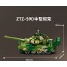 SEMBO 203164 ĐẤT NƯỚC MẠNH MẼ VÀ TINH THẦN ANH HÙNG LÍNH TRUNG QUỐC XE TĂNG CHIẾN ĐẤU CHỦ LỰC IRON TORRENT ZTZ-99A HẠNG ZTZ-59A NHẸ ZTQ-15 tỷ lệ 1:32 bộ đồ chơi xếp lắp ráp ghép mô hình Military Army Quân Sự Bộ Đội 2147 khối