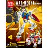 GAOMISI T3128 3128 WAR MECHA:BẢN GỐC bộ đồ chơi xếp lắp ráp ghép mô hình WARMECHA 602 khối