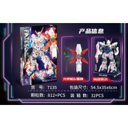 7135 CHIẾN BINH MỘT SỪNG bộ đồ chơi xếp lắp ráp ghép mô hình 812 khối