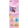 GUDI 9052A 9052B 9052C 9052D YE LUOLI MINI CASTLE 4 MÔ HÌNH bộ đồ chơi xếp lắp ráp ghép mô hình Girl Con Gái