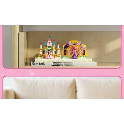 GUDI 9052A 9052B 9052C 9052D YE LUOLI MINI CASTLE 4 MÔ HÌNH bộ đồ chơi xếp lắp ráp ghép mô hình Girl Con Gái
