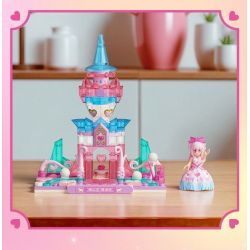 GUDI 9052A 9052B 9052C 9052D YE LUOLI MINI CASTLE 4 MÔ HÌNH bộ đồ chơi xếp lắp ráp ghép mô hình Girl Con Gái