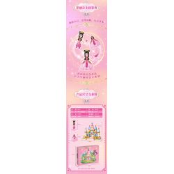 GUDI 9052A 9052B 9052C 9052D YE LUOLI MINI CASTLE 4 MÔ HÌNH bộ đồ chơi xếp lắp ráp ghép mô hình Girl Con Gái