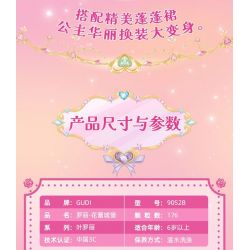 GUDI 9052A 9052B 9052C 9052D YE LUOLI MINI CASTLE 4 MÔ HÌNH bộ đồ chơi xếp lắp ráp ghép mô hình Girl Con Gái