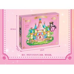 GUDI 9052A 9052B 9052C 9052D YE LUOLI MINI CASTLE 4 MÔ HÌNH bộ đồ chơi xếp lắp ráp ghép mô hình Girl Con Gái