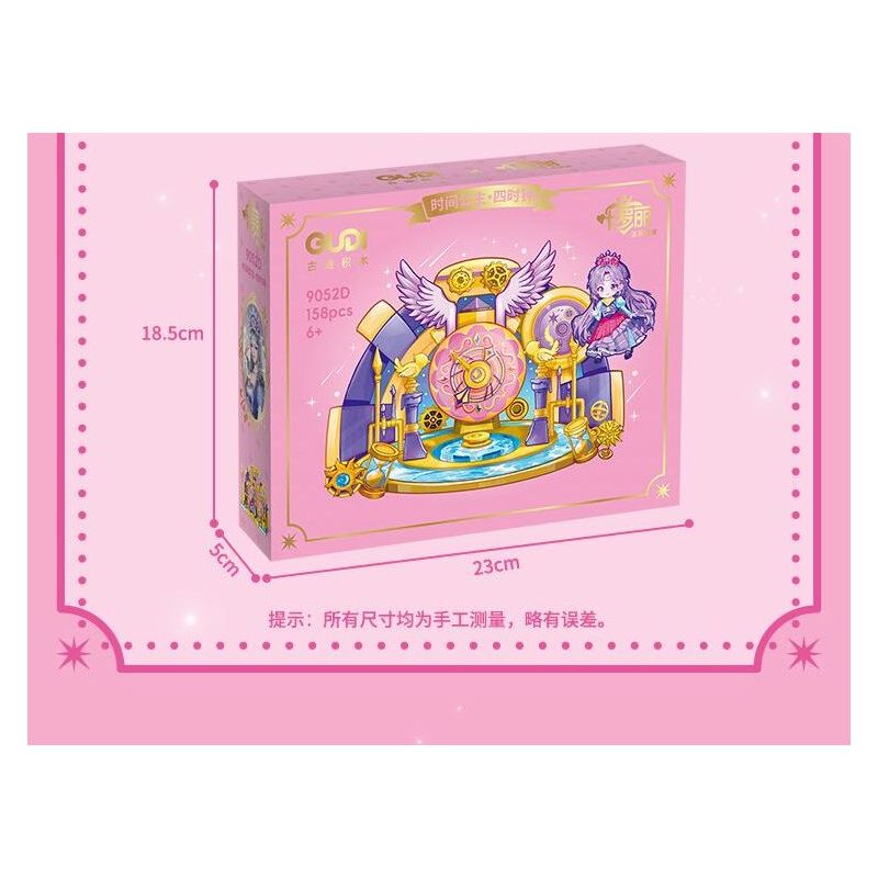 GUDI 9052A 9052B 9052C 9052D YE LUOLI MINI CASTLE 4 MÔ HÌNH bộ đồ chơi xếp lắp ráp ghép mô hình Girl Con Gái