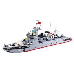 WANGE LIGAO DR.LUCK 3518 TÀU KHU TRỤC TÊN LỬA DẪN ĐƯỜNG bộ đồ chơi xếp lắp ráp ghép mô hình Military Army Quân Sự Bộ Đội 376 khối