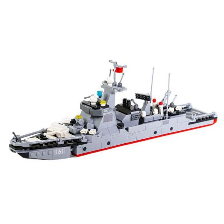 WANGE LIGAO DR.LUCK 3518 TÀU KHU TRỤC TÊN LỬA DẪN ĐƯỜNG bộ đồ chơi xếp lắp ráp ghép mô hình Military Army Quân Sự Bộ Đội 376 khối