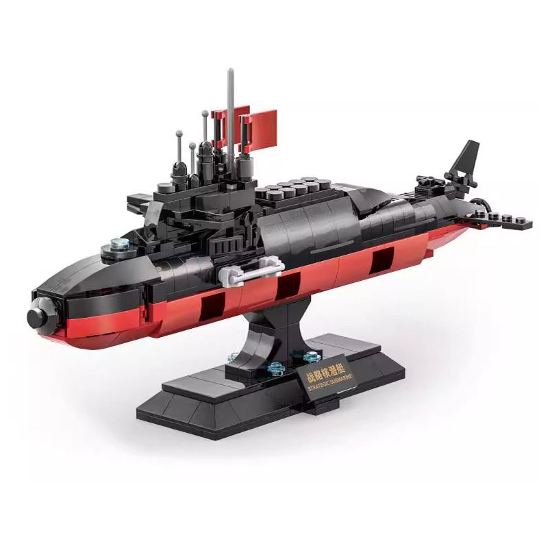 WANGE LIGAO DR.LUCK 3519 TÀU NGẦM HẠT NHÂN CHIẾN TRANH bộ đồ chơi xếp lắp ráp ghép mô hình Military Army Quân Sự Bộ Đội 389 khối
