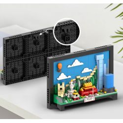 WANGE LIGAO DR.LUCK 4920 THẺ THÀNH PHỐ BẮC KINH bộ đồ chơi xếp lắp ráp ghép mô hình Creator Sáng Tạo 579 khối