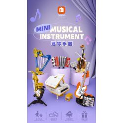 FORANGE FC8133 8133 NHẠC CỤ MINI 6 LOẠI bộ đồ chơi xếp lắp ráp ghép mô hình Creator Sáng Tạo 717 khối