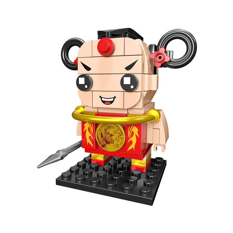 CAYI 2502E CẬU BÉ ĐỎ bộ đồ chơi xếp lắp ráp ghép mô hình Brickheadz Nhân Vật Đầu To