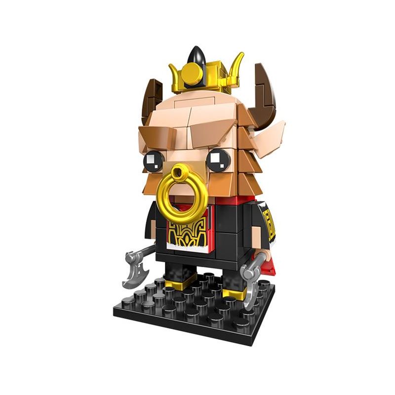 CAYI 2502F BÒ QUỶ VƯƠNG bộ đồ chơi xếp lắp ráp ghép mô hình Brickheadz Nhân Vật Đầu To