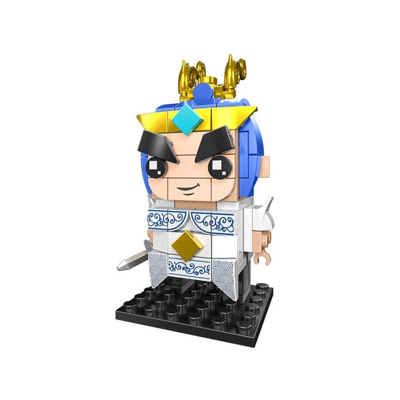 CAYI 2502H NGỰA RỒNG TRẮNG bộ đồ chơi xếp lắp ráp ghép mô hình Brickheadz Nhân Vật Đầu To