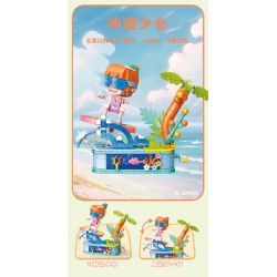 KAIDO KD99018 99018 BỮA TIỆC THANH NIÊN NHỮNG CÔ GÁI XE MÁY bộ đồ chơi xếp lắp ráp ghép mô hình YOUTH PARTY MOTOR 577 khối