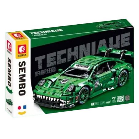 SEMBO 715019 TÍCH LŨY CRAZY RUSH 715019 tỷ lệ 1:14 bộ đồ chơi xếp lắp ráp ghép mô hình Technic Kỹ Thuật Công Nghệ Cao Mô Hình Phương Tiện 1552 khối