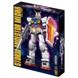 GUANJI BB804 GUOCHUANG MECHA CƠN BÃO YUAN bộ đồ chơi xếp lắp ráp ghép mô hình Movie & Game STORM ANGESTOR MECHA Phim Và Trò Chơi 1528 khối