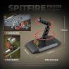 QuanGuan 100279 Quan Guan 100279 SPITFIRE ANH F.MK.LA bộ đồ chơi xếp lắp ráp ghép mô hình Military Army Quân Sự Bộ Đội 682 khối