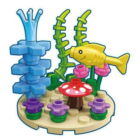 JIESTAR 59058 ĐÁY BIỂN bộ đồ chơi xếp lắp ráp ghép mô hình Creator Sáng Tạo 25 khối