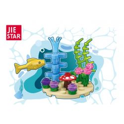 JIESTAR 59058 ĐÁY BIỂN bộ đồ chơi xếp lắp ráp ghép mô hình Creator Sáng Tạo 25 khối