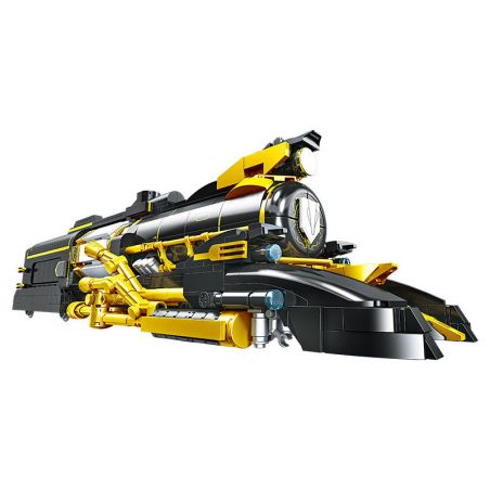 JIESTAR 58113 TÀU MÁI VÒM NGÔI SAO bộ đồ chơi xếp lắp ráp ghép mô hình STAR TRAIN 1270 khối