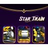 JIESTAR 58113 TÀU MÁI VÒM NGÔI SAO bộ đồ chơi xếp lắp ráp ghép mô hình STAR TRAIN 1270 khối