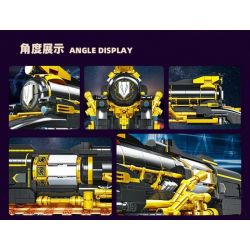 JIESTAR 58113 TÀU MÁI VÒM NGÔI SAO bộ đồ chơi xếp lắp ráp ghép mô hình STAR TRAIN 1270 khối