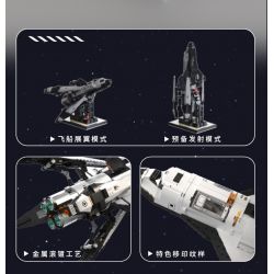 TAKUGI T5005 5005 KHÁM PHÁ KHÔNG GIAN TÀU CON THOI VŨ TRỤ bộ đồ chơi xếp lắp ráp ghép mô hình City SPACE EXPLANATION Thành Phố 1274 khối