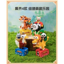 PANTASY 86510 KUNG FU PANDA CRANE SẾU CỦA PO bộ đồ chơi xếp lắp ráp ghép mô hình Movie & Game Phim Và Trò Chơi 300 khối