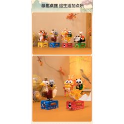 PANTASY 86510 KUNG FU PANDA CRANE SẾU CỦA PO bộ đồ chơi xếp lắp ráp ghép mô hình Movie & Game Phim Và Trò Chơi 300 khối