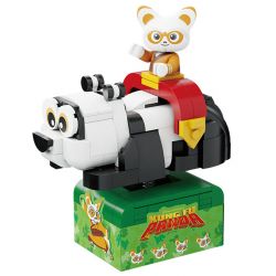 PANTASY 86513 XE KUNG FU PANDA RACCOON BẬC THẦY bộ đồ chơi xếp lắp ráp ghép mô hình Movie & Game Phim Và Trò Chơi 300 khối
