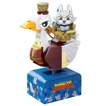 PANTASY 86512 KUNG FU PANDA CRANE XIAO ZHEN bộ đồ chơi xếp lắp ráp ghép mô hình Movie & Game Phim Và Trò Chơi 300 khối