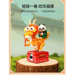 PANTASY 86512 KUNG FU PANDA CRANE XIAO ZHEN bộ đồ chơi xếp lắp ráp ghép mô hình Movie & Game Phim Và Trò Chơi 300 khối