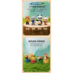 PANTASY 86511 KUNG FU PANDA CRANE TIGER bộ đồ chơi xếp lắp ráp ghép mô hình Movie & Game Phim Và Trò Chơi 300 khối