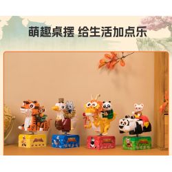 PANTASY 86511 KUNG FU PANDA CRANE TIGER bộ đồ chơi xếp lắp ráp ghép mô hình Movie & Game Phim Và Trò Chơi 300 khối