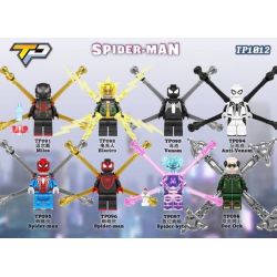 TP 1012 091 092 093 094 095 096 097 098 8 LOẠI NHÂN VẬT NGƯỜI NHỆN bộ đồ chơi xếp lắp ráp ghép mô hình Super Heroes Siêu Nhân Anh Hùng