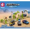 SEMBO 714317 COOL TEAM CHIẾN BINH ĐỊA HÌNH bộ đồ chơi xếp lắp ráp ghép mô hình Racers Đua Tốc Độ 363 khối