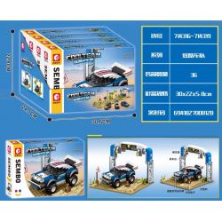 SEMBO 714317 COOL TEAM CHIẾN BINH ĐỊA HÌNH bộ đồ chơi xếp lắp ráp ghép mô hình Racers Đua Tốc Độ 363 khối