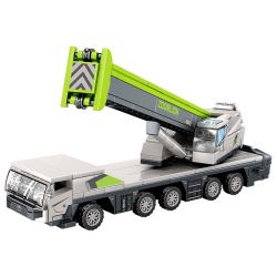 SEMBO 705114 ZOOMLION CẦN CẨU bộ đồ chơi xếp lắp ráp ghép mô hình ZOOMLION TRUCK CRANE 332 khối