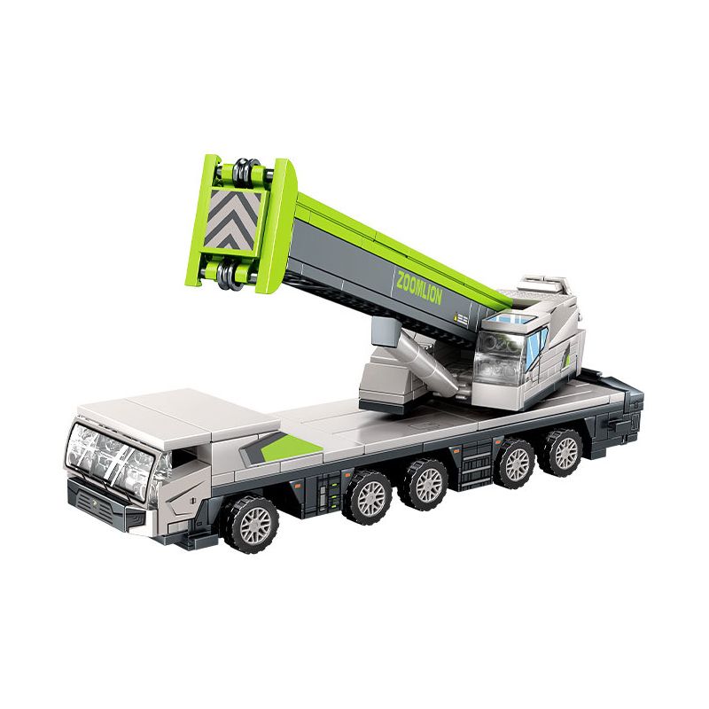 SEMBO 705114 ZOOMLION CẦN CẨU bộ đồ chơi xếp lắp ráp ghép mô hình ZOOMLION TRUCK CRANE 332 khối