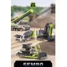SEMBO 705114 ZOOMLION CẦN CẨU bộ đồ chơi xếp lắp ráp ghép mô hình ZOOMLION TRUCK CRANE 332 khối