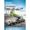 SEMBO 705114 ZOOMLION CẦN CẨU bộ đồ chơi xếp lắp ráp ghép mô hình ZOOMLION TRUCK CRANE 332 khối