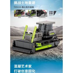 SEMBO 705114 ZOOMLION CẦN CẨU bộ đồ chơi xếp lắp ráp ghép mô hình ZOOMLION TRUCK CRANE 332 khối