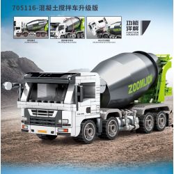 SEMBO 705115 ZOOMLION MÁY ỦI bộ đồ chơi xếp lắp ráp ghép mô hình ZOOMLION BULLDOZER 568 khối