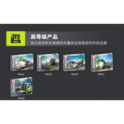 SEMBO 705115 ZOOMLION MÁY ỦI bộ đồ chơi xếp lắp ráp ghép mô hình ZOOMLION BULLDOZER 568 khối